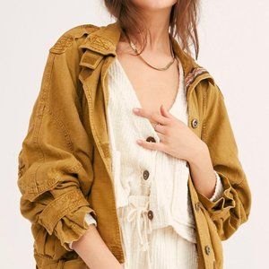 NWOT Free People Jayde Safari Bomber Jacket XS